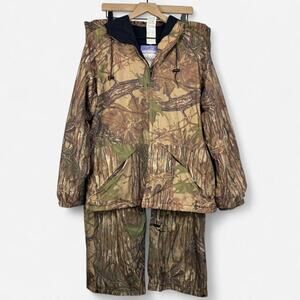 Vintage walls realtree camo rain suit jacket pants matching set